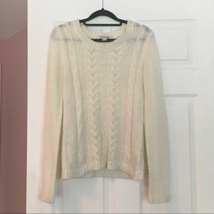 Forever 21 White Knit Sweater